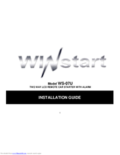 Winstart WS-07U Installation Manual