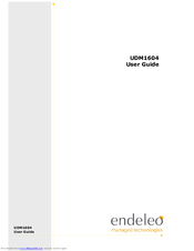 AMX endeleo UDM 1604 User Manual