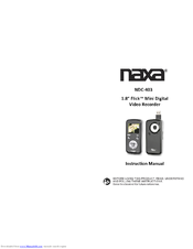 NAXA Flick NDC-403 Instruction Manual