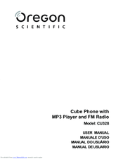 Oregon Scientific CU328 User Manual