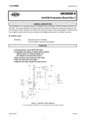 Akm AKD4558-A User Manual