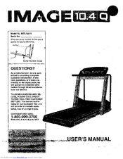 ICON Health & Fitness IMAGE 10.4Q IMTL1207D User Manual
