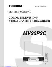 Toshiba MV20P2C Service Manual