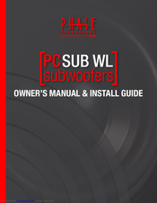 Phase Technology PC-SUB WL-10 Owners Manual/Install Manual
