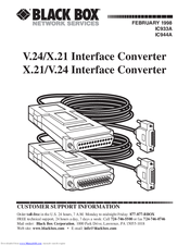 Black Box X.21/V.24 User Manual