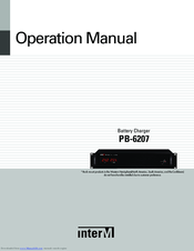 Inter-m PB-6207 Operation Manual