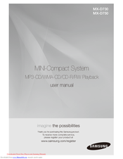 Samsung MX-D730 User Manual