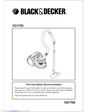 Black & Decker VO1700 Instructions For Use Manual