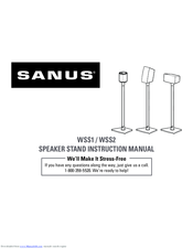 Sanus WSS1 Instruction Manual