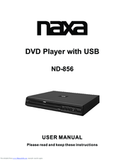 Naxa ND-856 User Manual