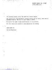 Albin AD-2 Workshop Manual