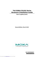 Moxa Technologies TN-5508A Series Hardware Installation Manual
