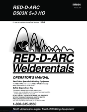 Red-D-Arc D503K 5+3 HO Operator's Manual