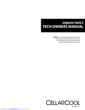 CellarCool HM&VM TWIN S Owner's Manual