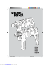 Black & Decker KR650F Original Instructions Manual