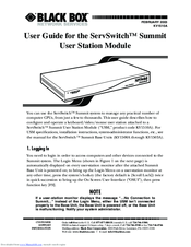 Black Box ServSwitch KV1510A User Manual