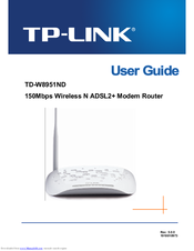 TP-Link TD-W8951ND User Manual