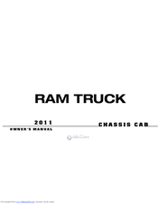 RAM 2011 Chassis Cab Owner's Manual