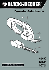 Black & Decker Powerful solutions GS721 Original Instructions Manual