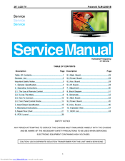 Polaroid TLM-22601B Service Manual