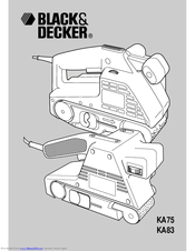 Black & Decker KA83 User Manual