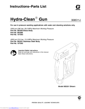 Graco Hydra-Clean 308511J Instructions-Parts List Manual
