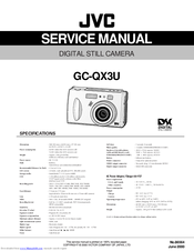 JVC GC-QX3U Service Manual