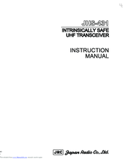 JRC JHS-431 Instruction Manual