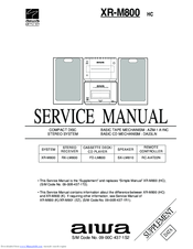 Aiwa XR-M800 HC Service Manual