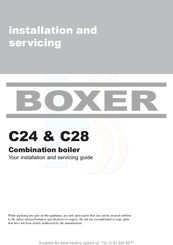 Ideal Boilers BOXER C 28 Installation And Servicing Manual