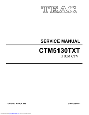 Teac CTM5130TXT Service Manual