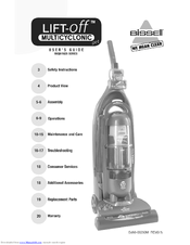 BISSELL LIFT-OFF MULTICYCLONIC 89Q9 