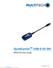 Multitech MTD-EV3 User Manual