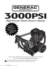 Generac Portable Products 1539-0 Owner's Manual