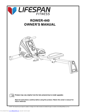 LifeSpan ROWER-440 Owner's Manual