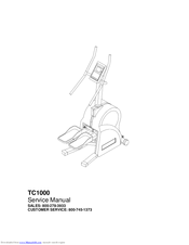 Bowflex TC1000 Service Manual