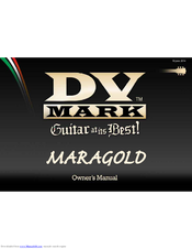 Maragold DV Mark Owner's Manual