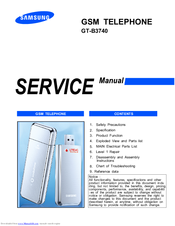 Samsung GT-B3740 Service Manual