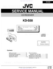 JVC KD-S50 Service Manual
