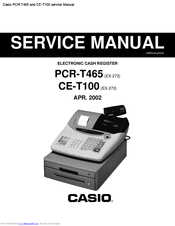 Casio CE-T100 Service Manual
