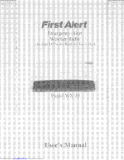 First Alert WX-39 User Manual