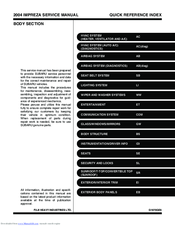 Subaru Impreza 2004 Service Manual