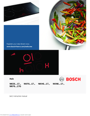 Bosch NKF6 17 series Instruction Manual