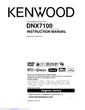 Kenwood DXN7100 Instruction Manual