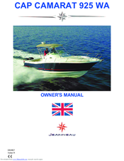 Jeanneau CAP CAMARAT 925 WA Owner's Manual