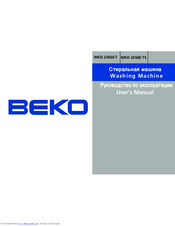 Beko WKD 24500 TS User Manual