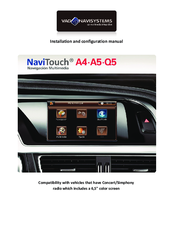 VAG-Navisystems NaviTouch Installation And Configuration Manual