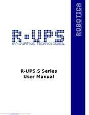 R-UPS S series User Manual