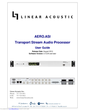 Linear Acoustic AERO.ASI User Manual