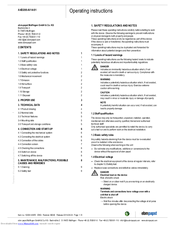 ebm-papst A4D200-AI14-01 Operating Instructions Manual